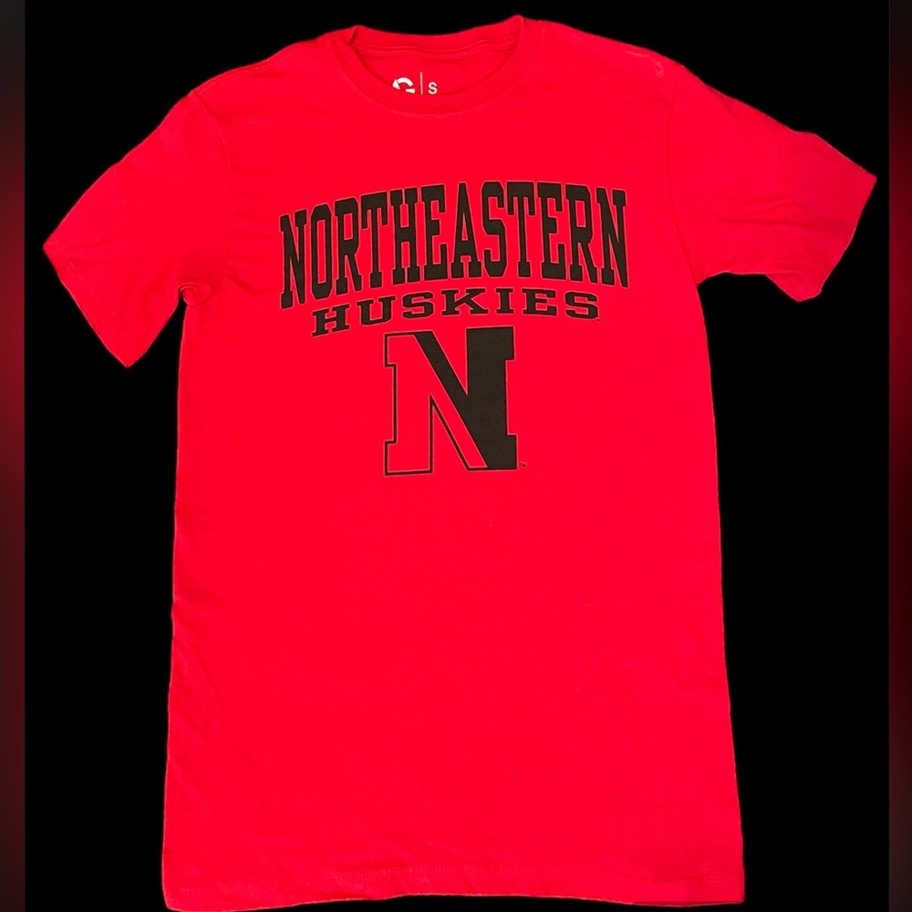 Northeastern University cotton T-shirt. New. Size small.